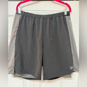 REI Men’s Gray and Light Gray Athletic Shorts